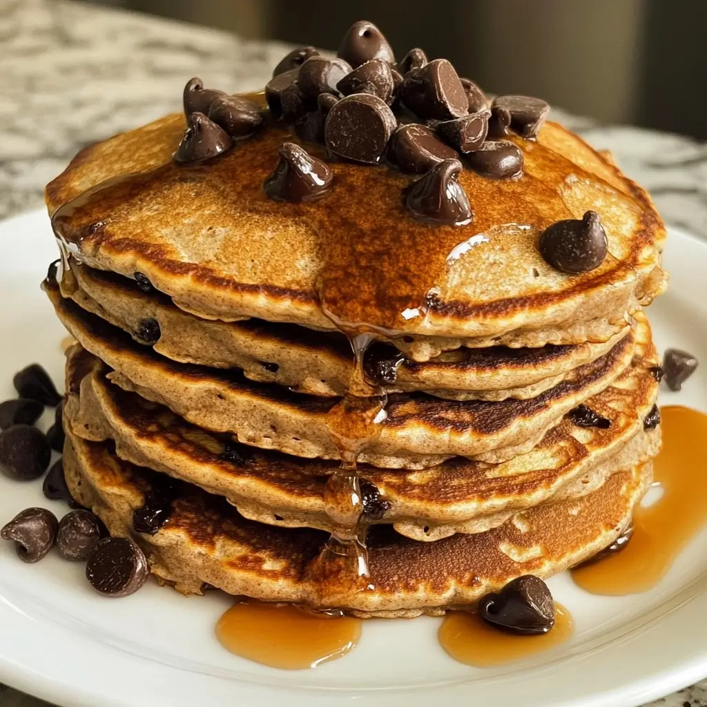 Chocolate Chip Protein Pancakes