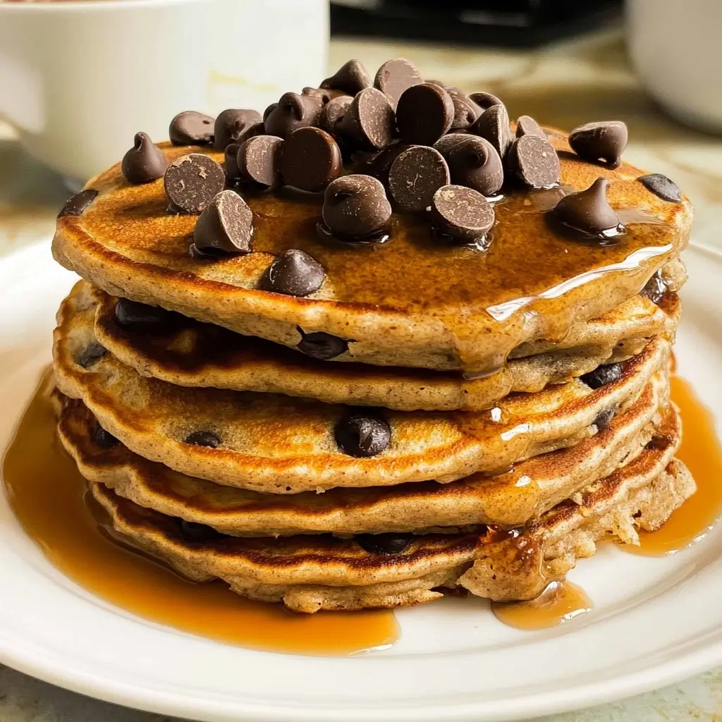Chocolate Chip Protein Pancakes