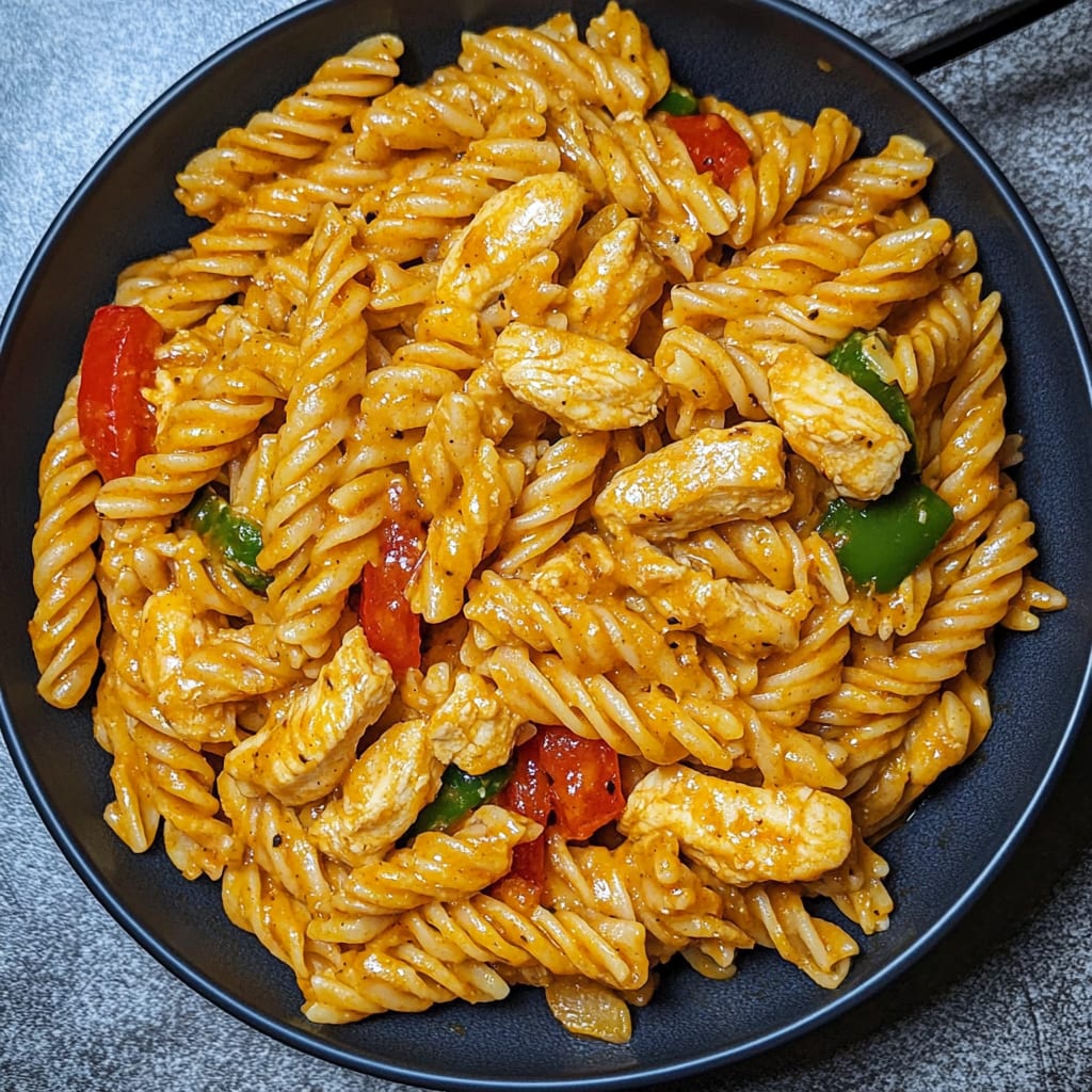 Creamy Chicken Fajita Pasta