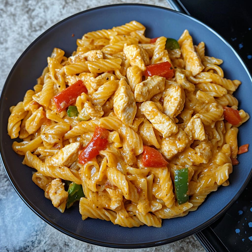 Creamy Chicken Fajita Pasta
