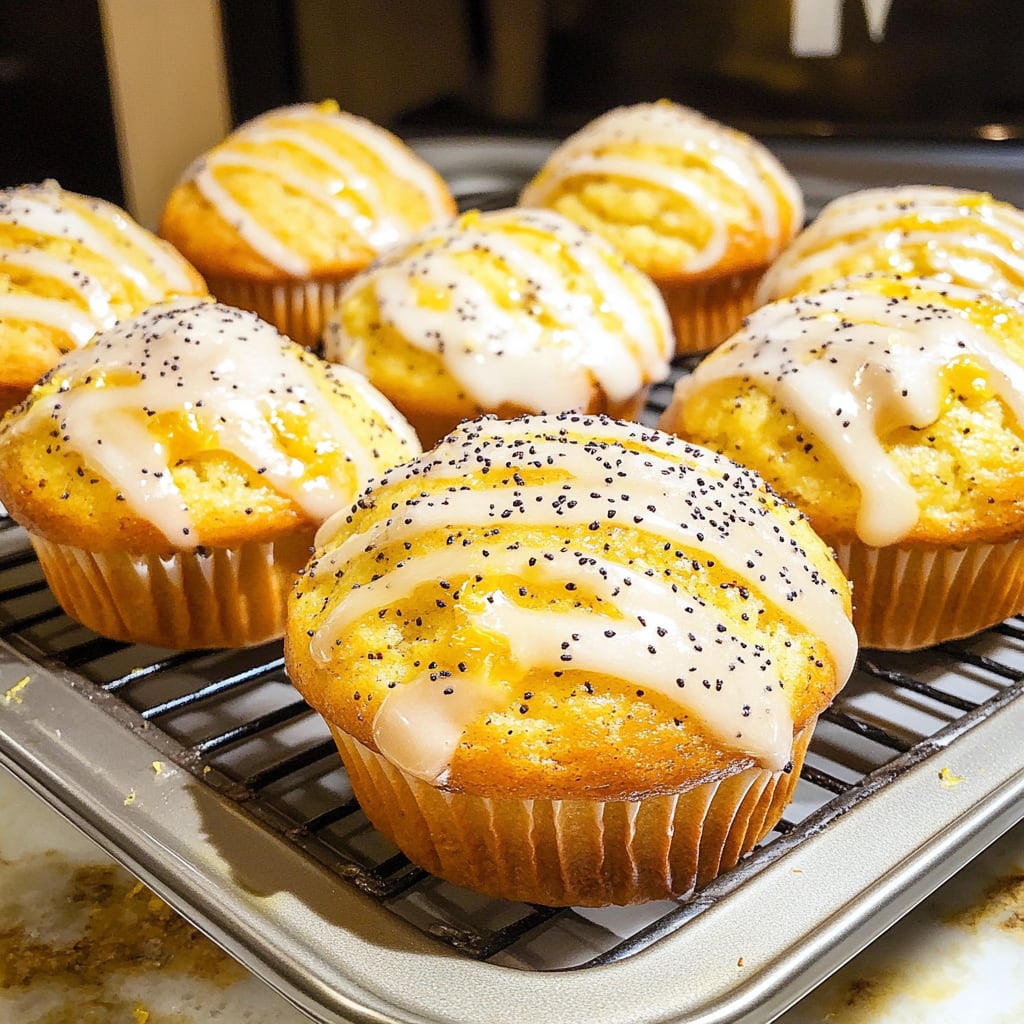 Homemade Lemon Poppyseed Muffins