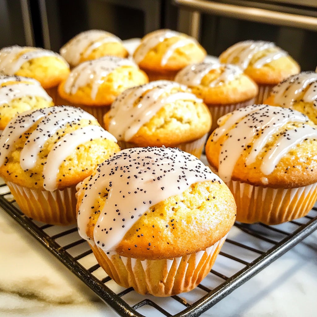 Homemade Lemon Poppyseed Muffins