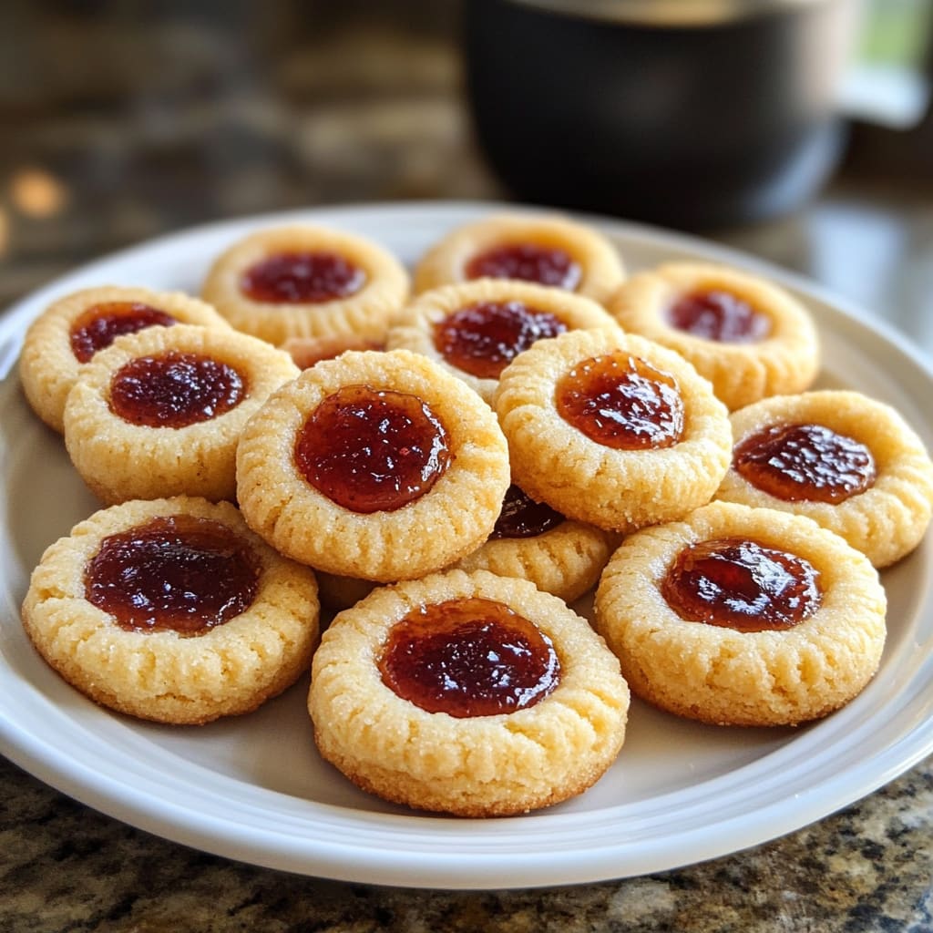 Jam Thumbprint Cookies