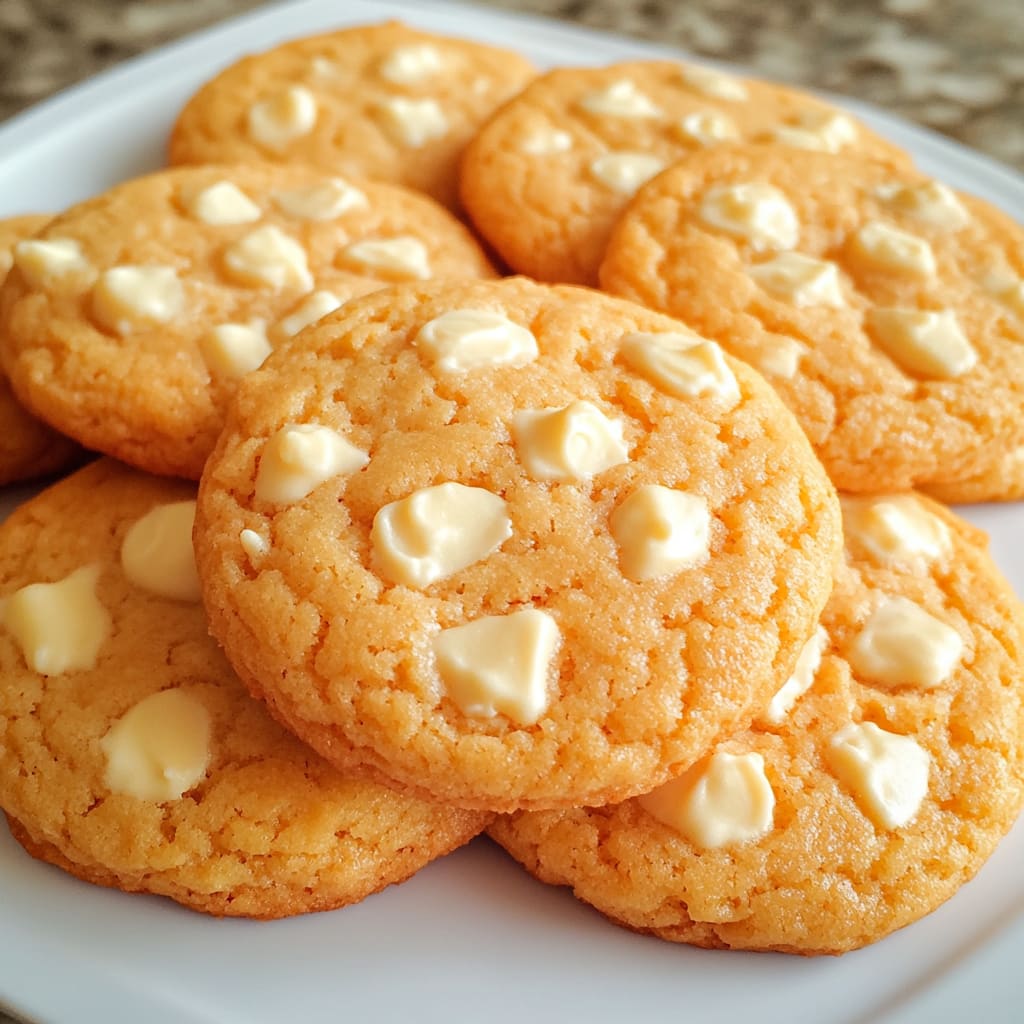 Orange Creamsicle Cookies