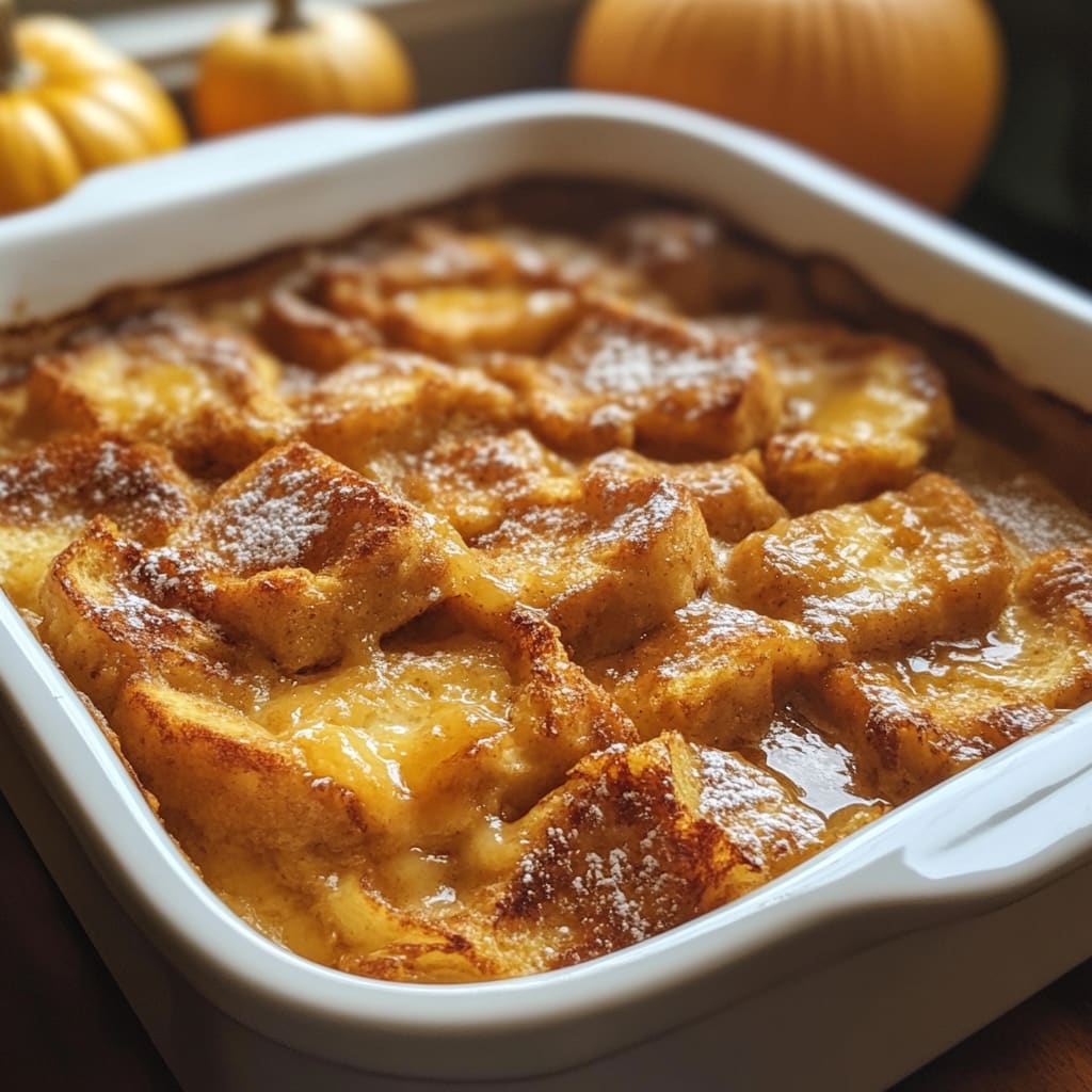 Pumpkin French Toast Casserole