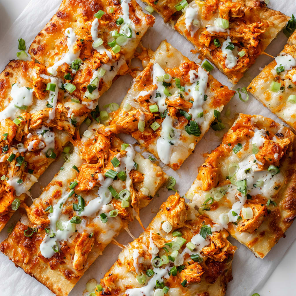 Buffalo Chicken Flatbread
