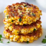 Cheesy Corn Fritters Recipe