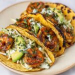 Cilantro Lime Shrimp Tacos with Creamy Slaw