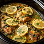 Creamy Crockpot Chicken Piccata