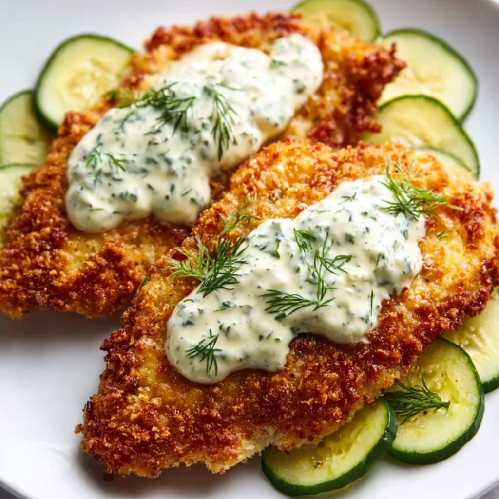 Crispy Dill Pickle Parmesan Chicken