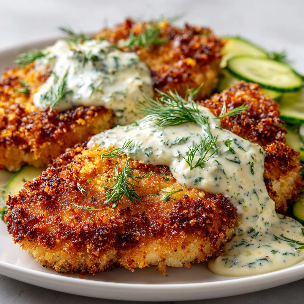 Crispy Dill Pickle Parmesan Chicken