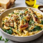 Healthy Garlic Parmesan Chicken Pasta Recipe