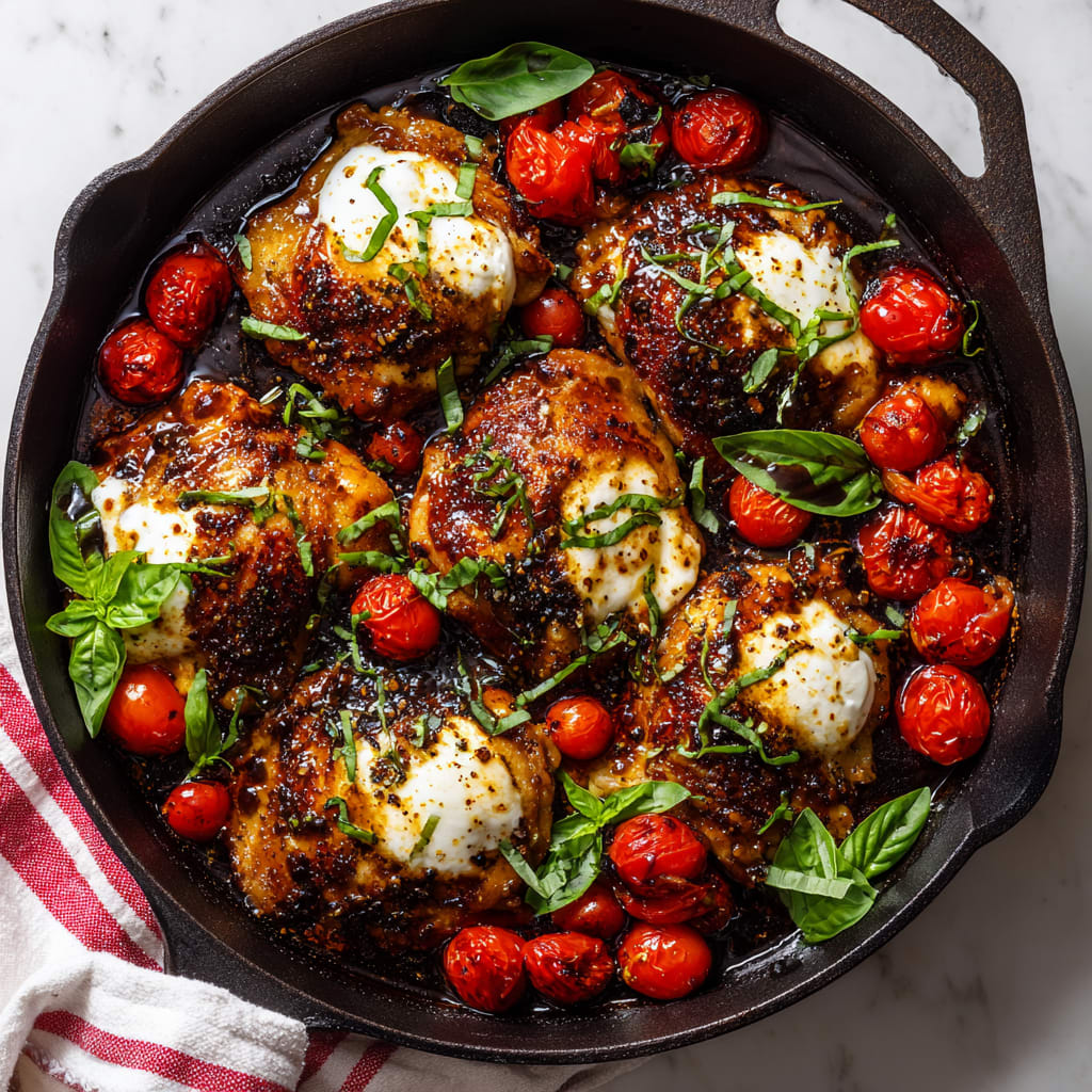 One Pan Balsamic Chicken