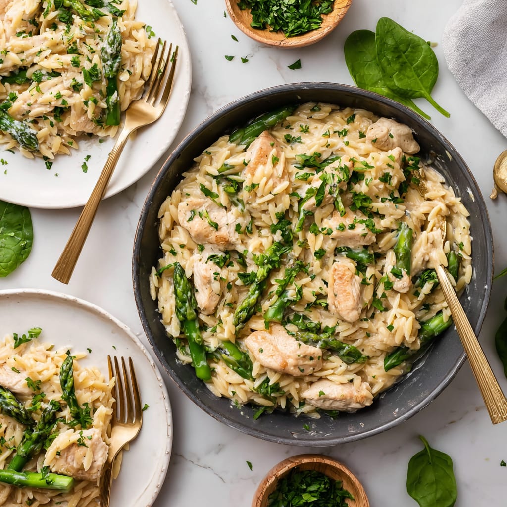 One Pot Chicken Orzo