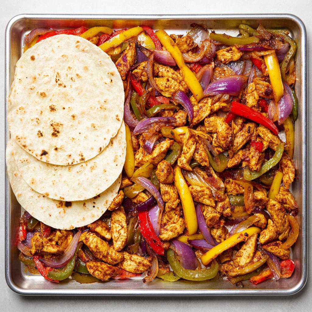 Sheet Pan Chicken Fajitas