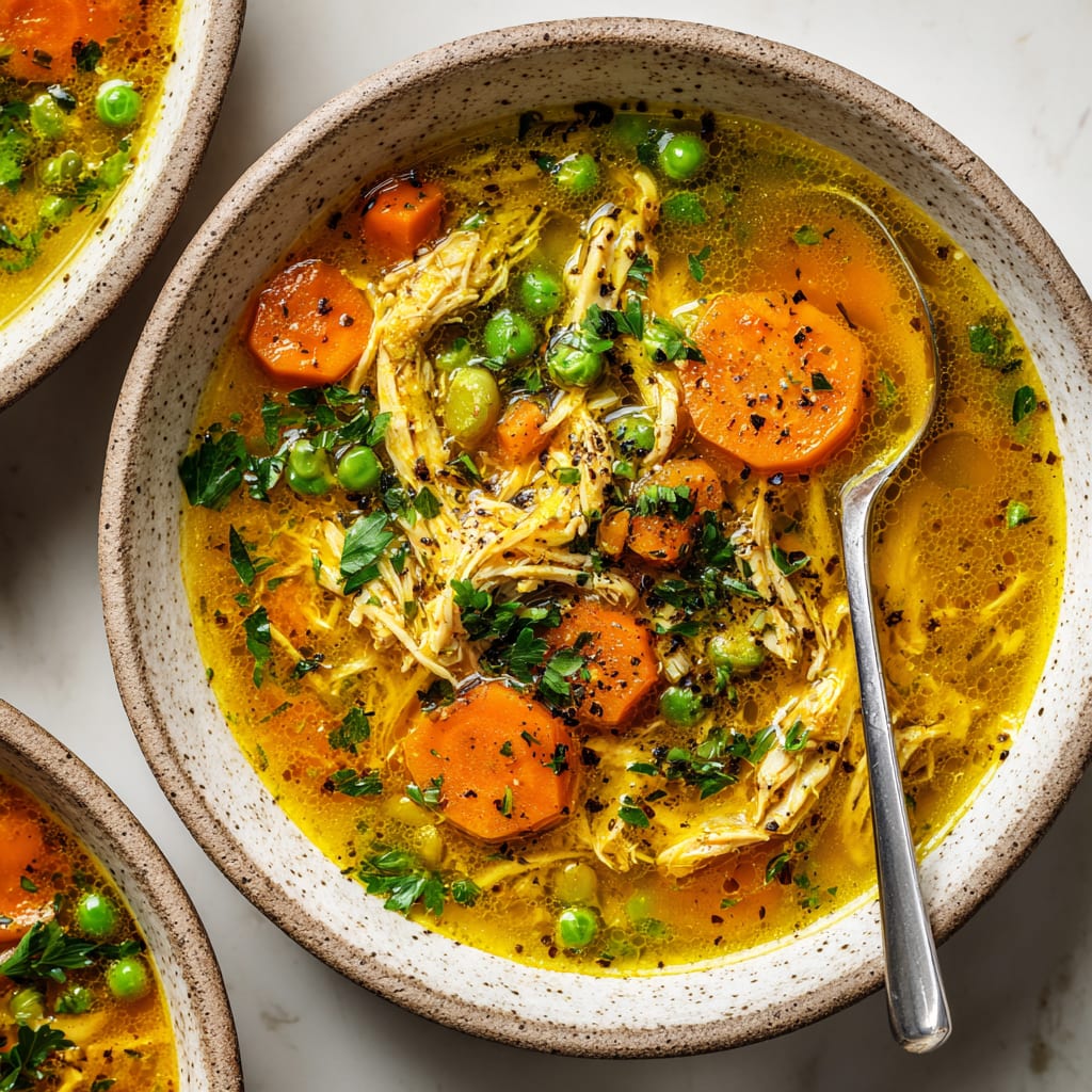 Anti Inflammatory Turmeric Chicken Soup