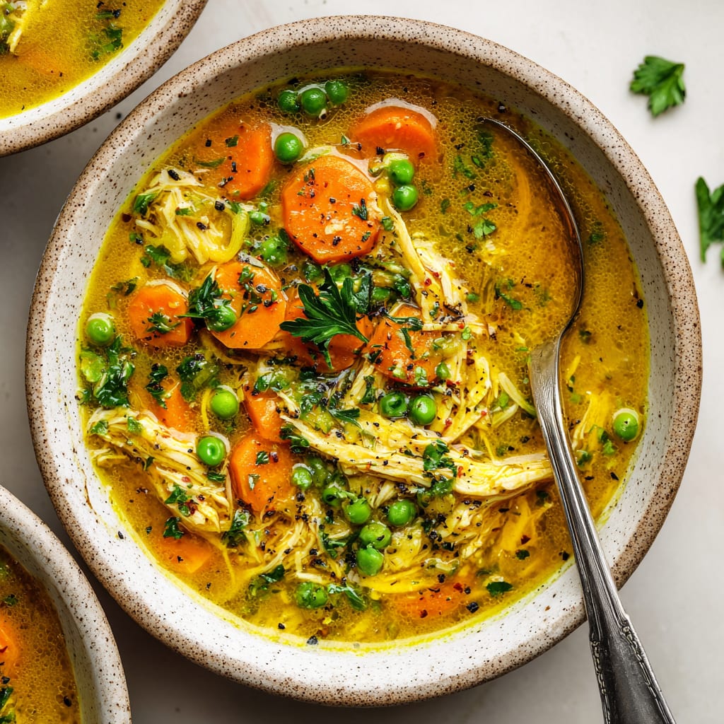 Anti Inflammatory Turmeric Chicken Soup