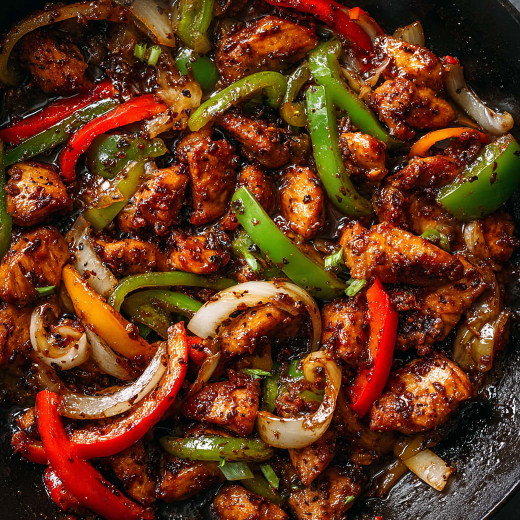 Black Pepper Chicken