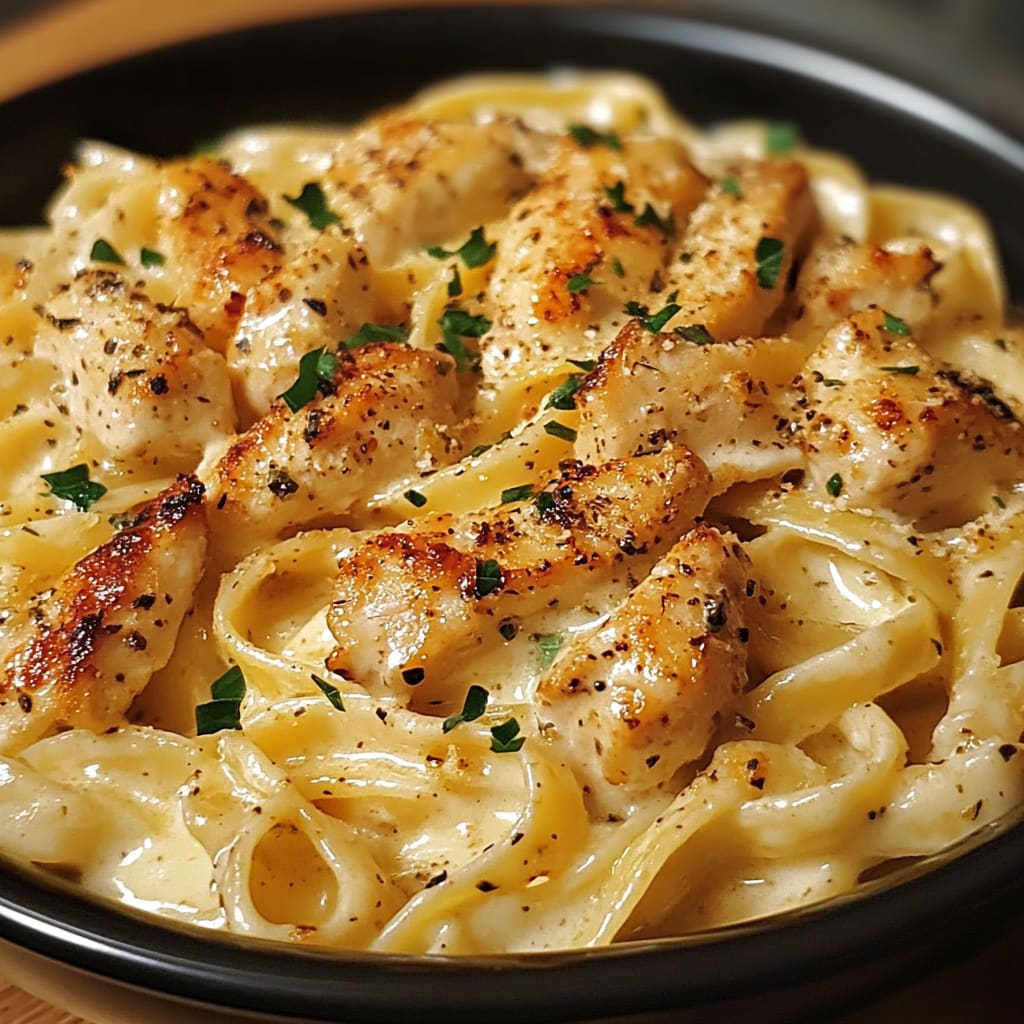 Cajun Chicken Fettuccine Alfredo