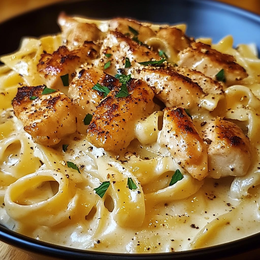 Cajun Chicken Fettuccine Alfredo