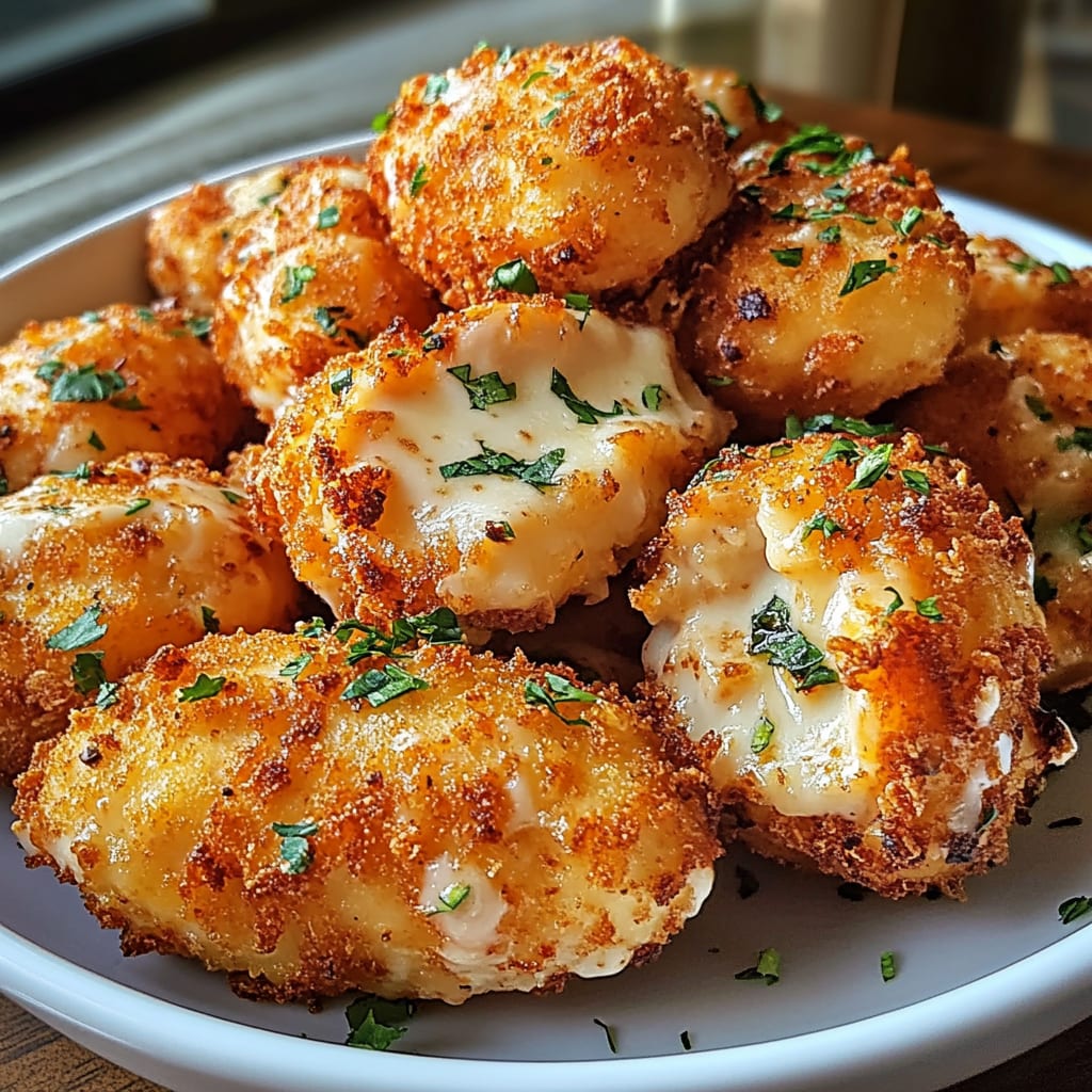 Cheesy Jalapeño Ranch Chicken Poppers