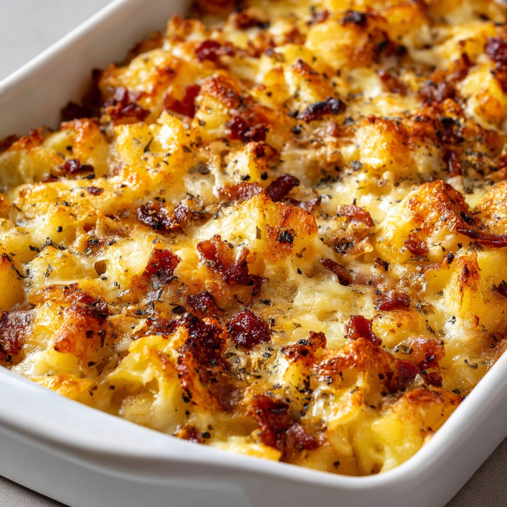 Cheesy Potato Break Casserole
