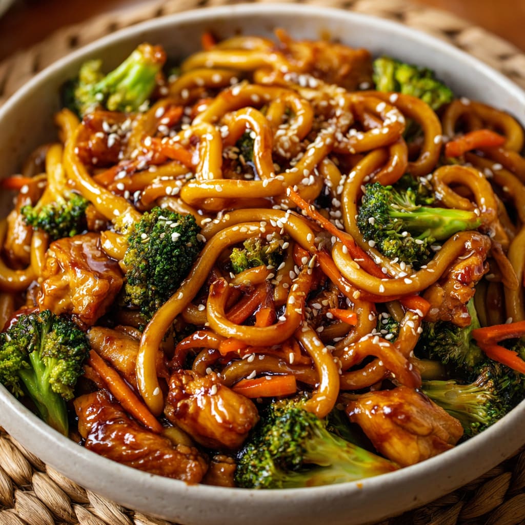 Chicken Teriyaki Noodles