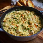 Creamy Chicken Pot Pie Orzo