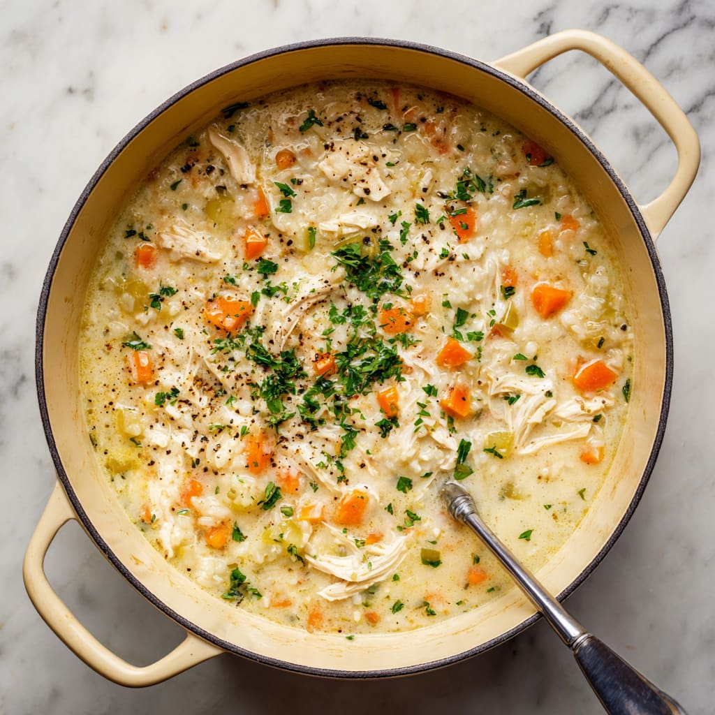 Creamy Chicken and Rice Soup
