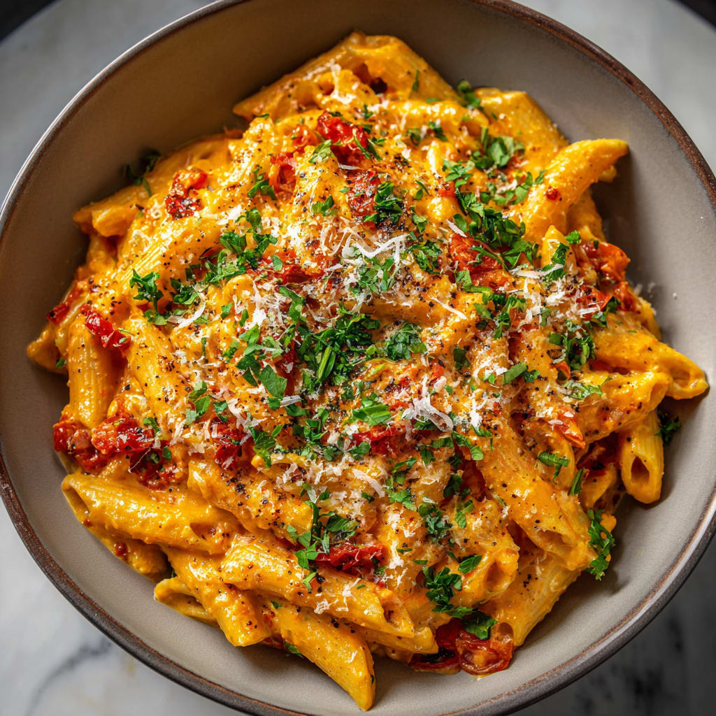 Creamy Tomato Garlic Pasta