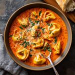 Creamy Tomato Tortellini Soup