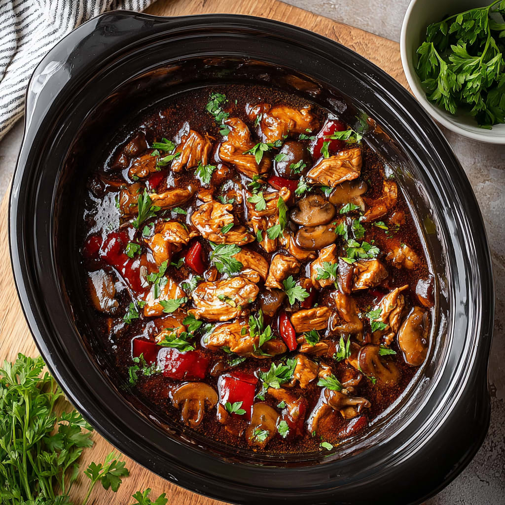 Crock Pot Bourbon Chicken Recipe