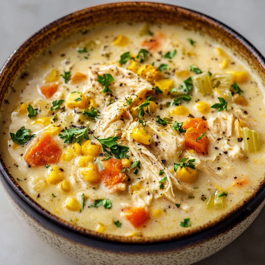 Crockpot Chicken Corn Chowder