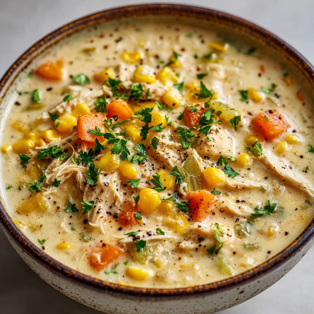 Crockpot Chicken Corn Chowder