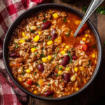 Crockpot Taco Rice Soup Recipe