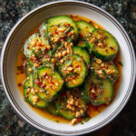 Cucumbers in Spicy Peanut Sauce