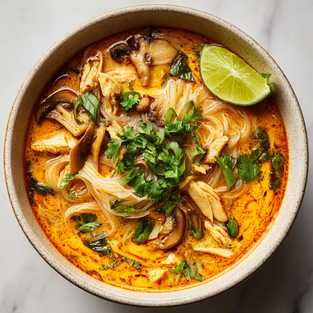 Easy Thai Chicken Curry Soup