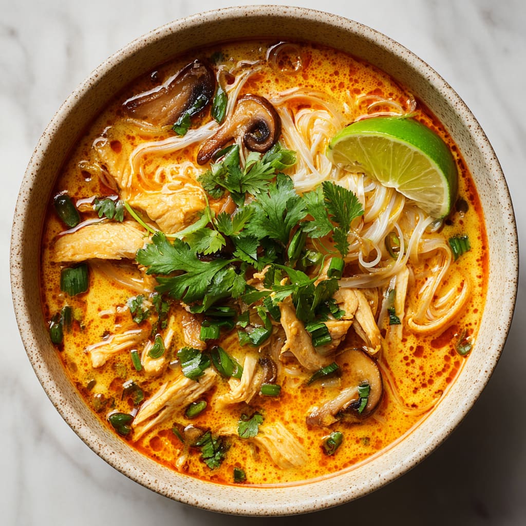 Easy Thai Chicken Curry Soup