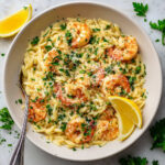 Garlic Butter Prawn Orzo