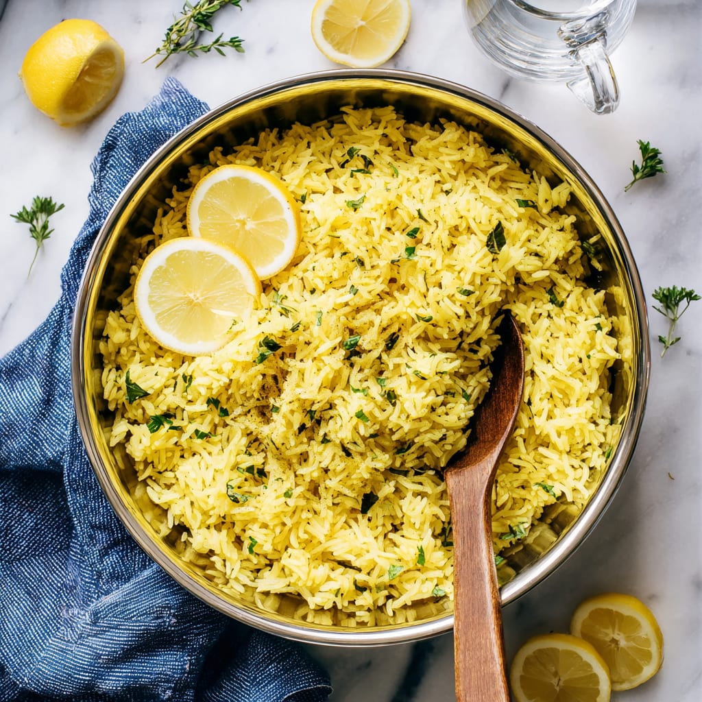 Greek Lemon Rice Recipe