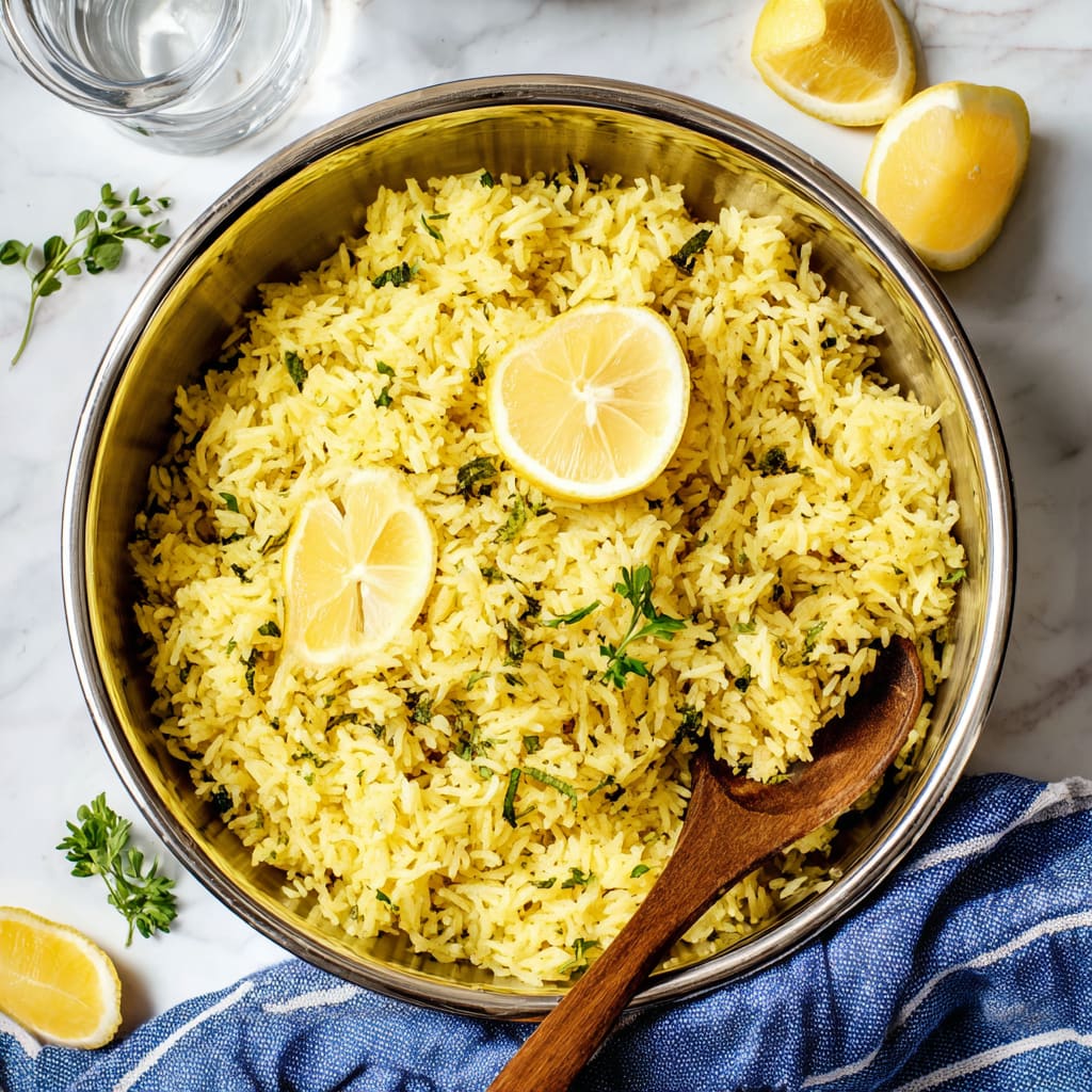 Greek Lemon Rice Recipe