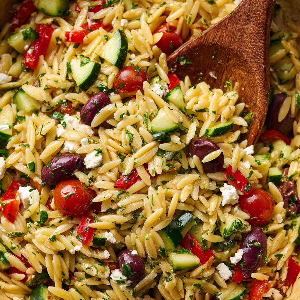 Greek Orzo Pasta Salad