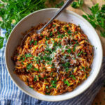 Ground Beef Orzo