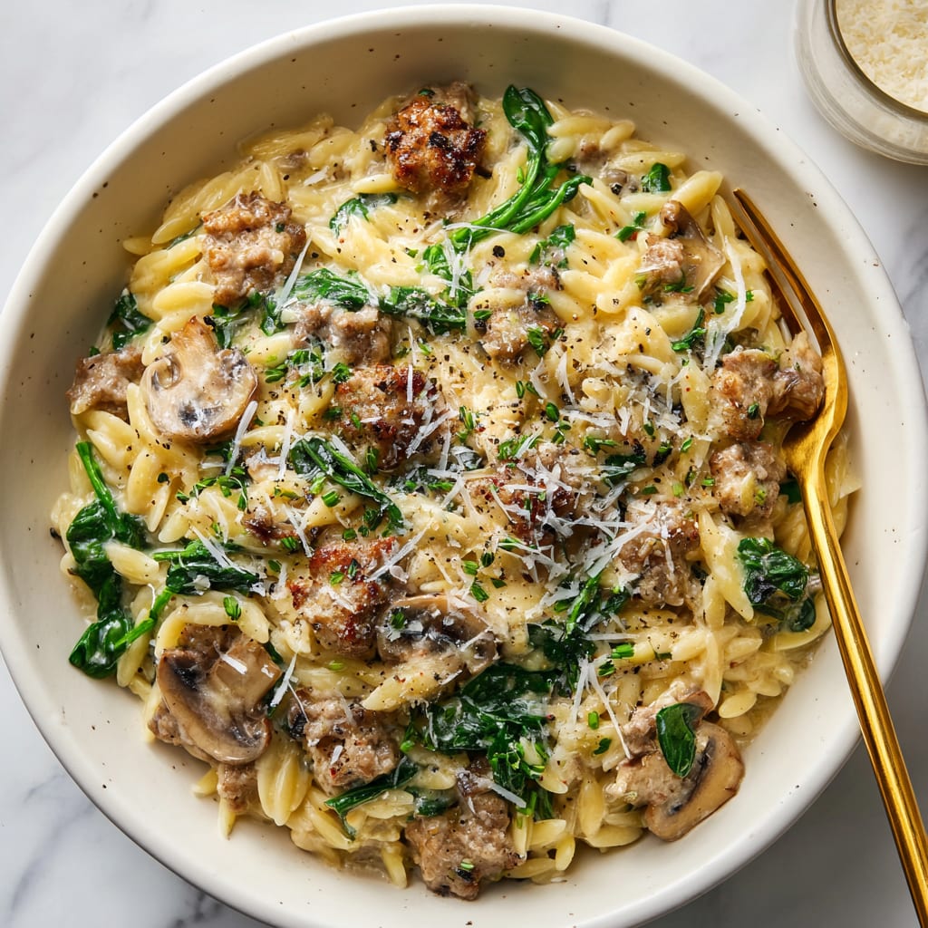 Italian Sausage Orzo