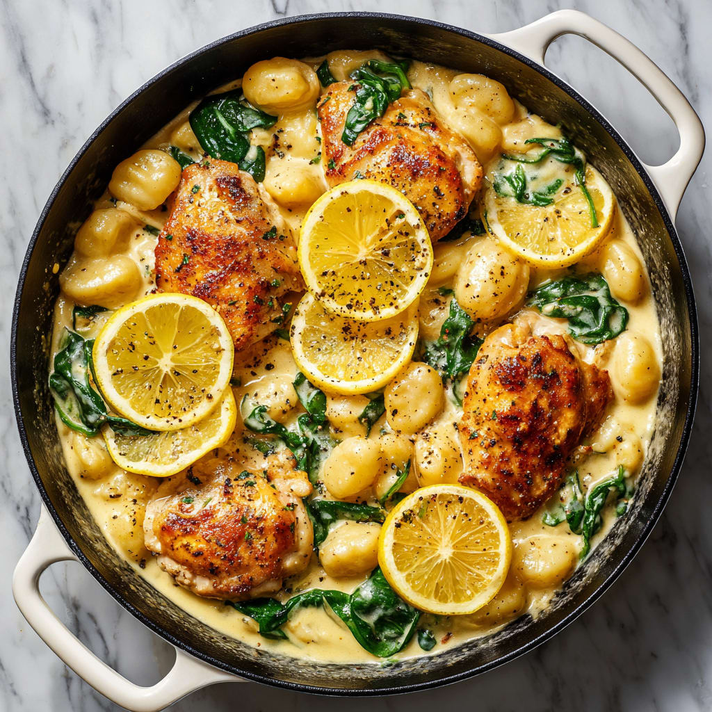 Lemon Chicken Gnocchi