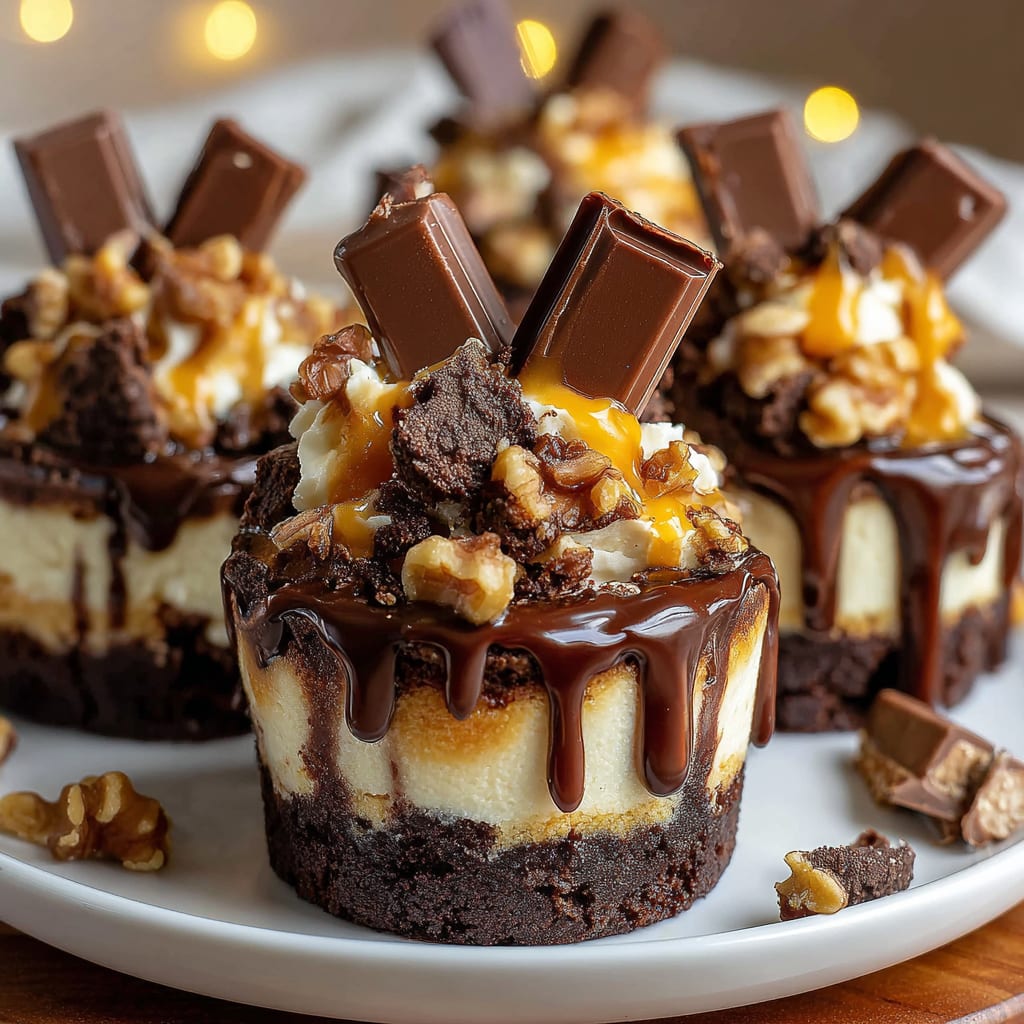 Loaded Brownie Cheesecake Cup