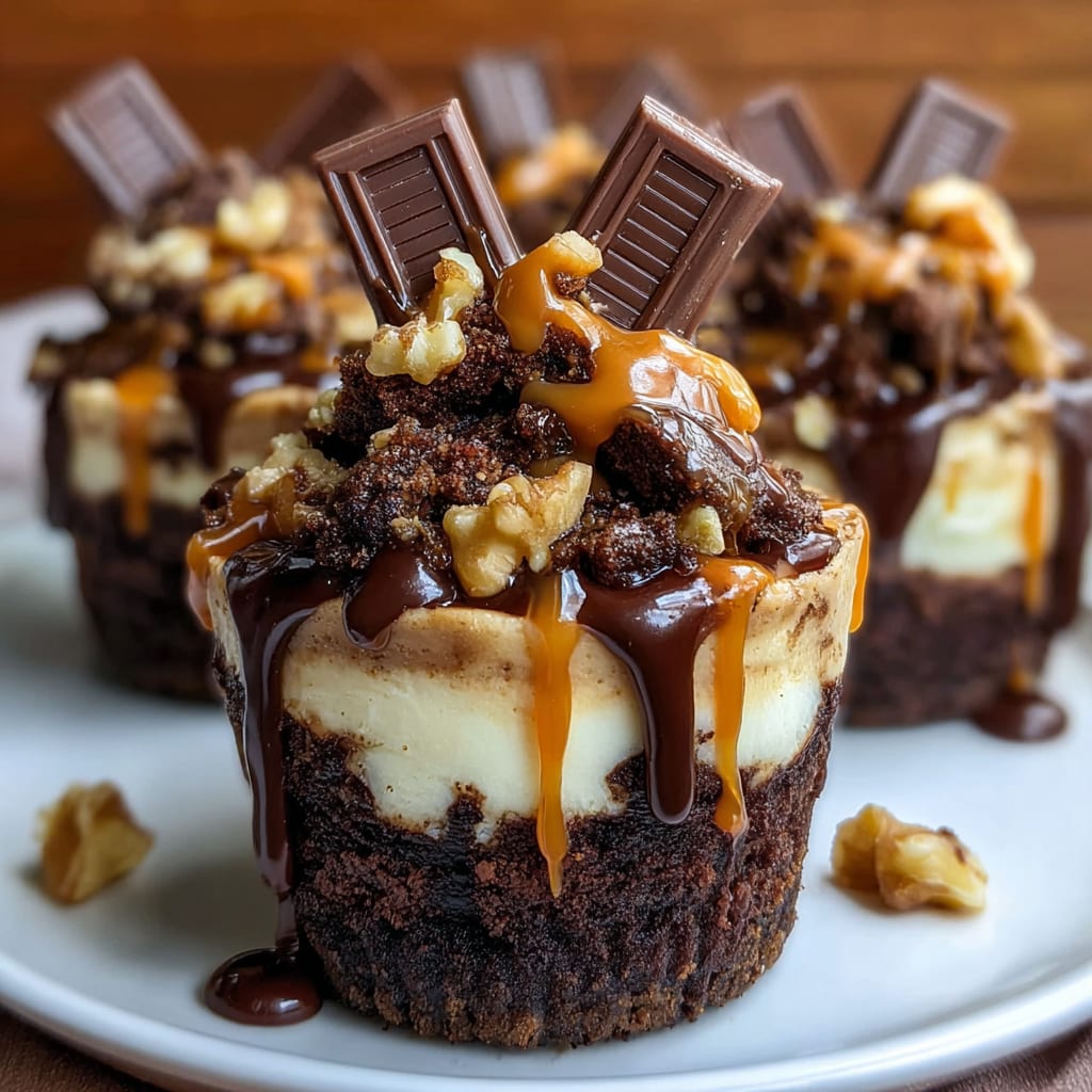 Loaded Brownie Cheesecake Cup