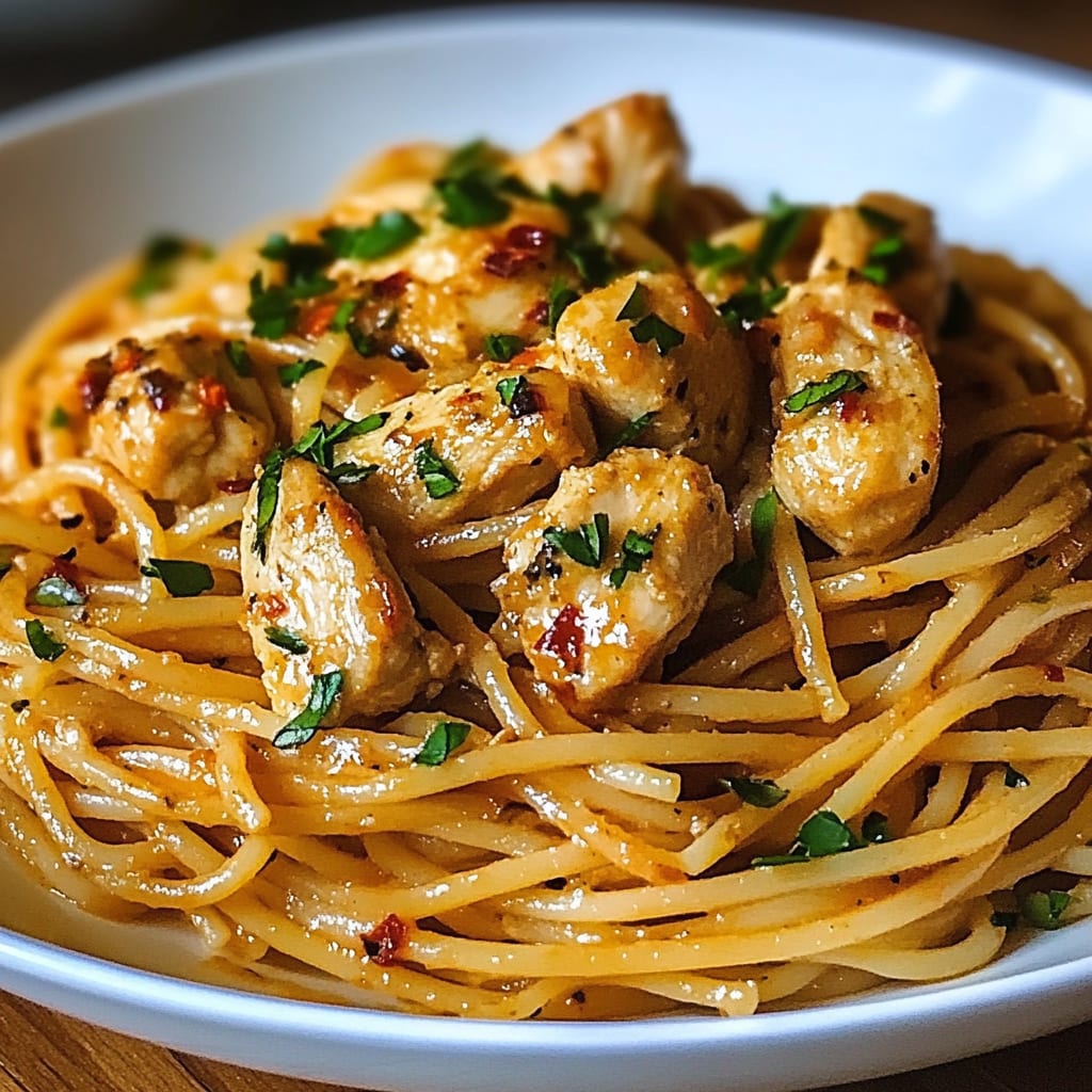 Monterey Chicken Spaghetti