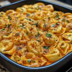 One Pot Spicy Garlic Butter Chicken Tortellini