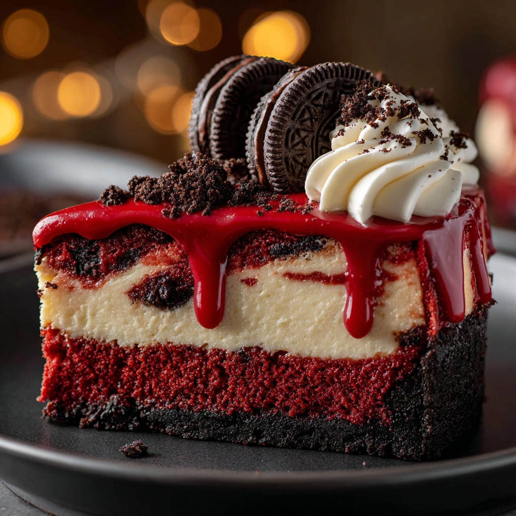 Red Velvet Oreo Cheesecake Recipe